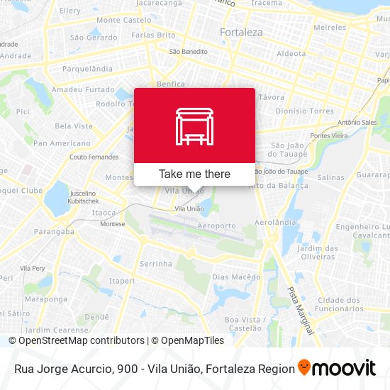 Rua Jorge Acurcio, 900 - Vila União map