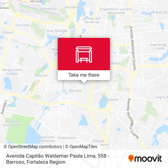 Avenida Capitão Waldemar Paula Lima, 558 - Barroso map