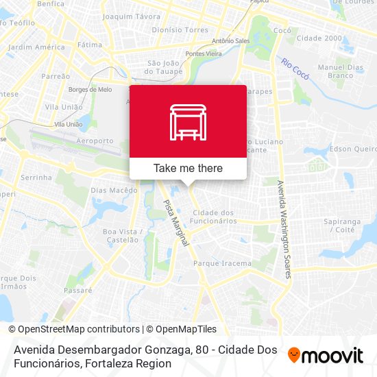 Avenida Desembargador Gonzaga, 80 - Cidade Dos Funcionários map