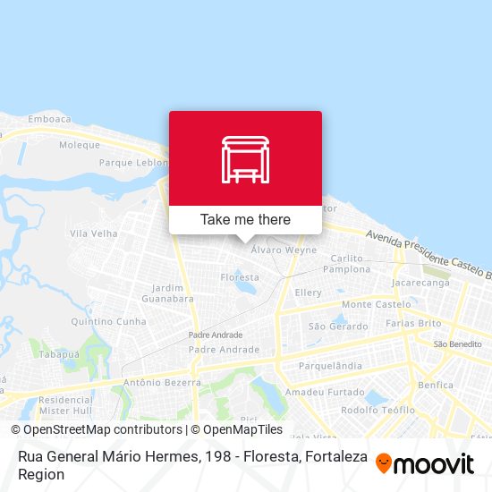 Rua General Mário Hermes, 198 - Floresta map