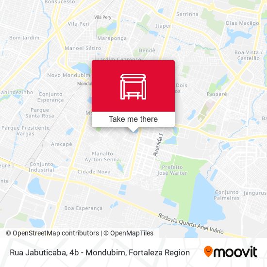 Rua Jabuticaba, 4b - Mondubim map