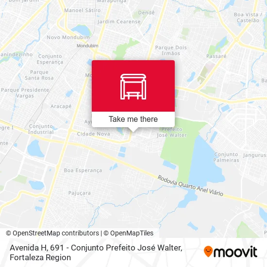 Avenida H, 691 - Conjunto Prefeito José Walter map