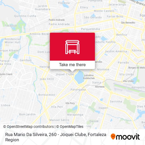 Rua Mario Da Silveira, 260 - Jóquei Clube map