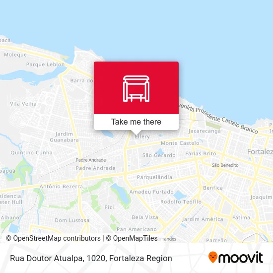 Rua Doutor Atualpa, 1020 map