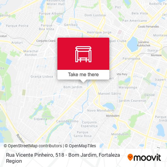 Rua Vicente Pinheiro, 518 - Bom Jardim map