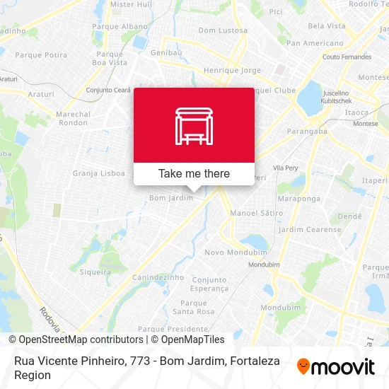 Rua Vicente Pinheiro, 773 - Bom Jardim map