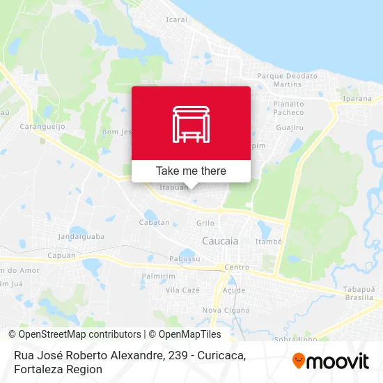 Rua José Roberto Alexandre, 239 - Curicaca map
