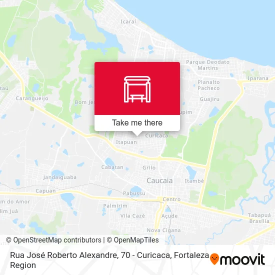 Rua José Roberto Alexandre, 70 - Curicaca map