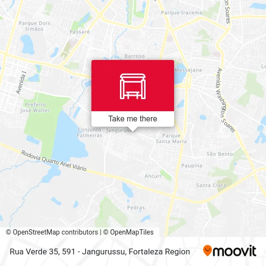 Rua Verde 35, 591 - Jangurussu map