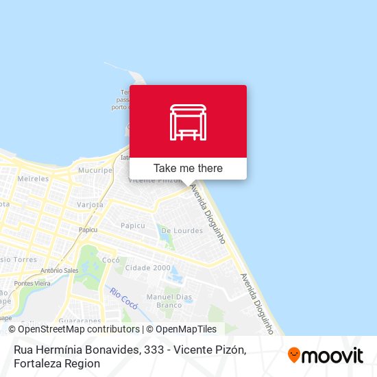 Rua Hermínia Bonavides, 333 - Vicente Pizón map
