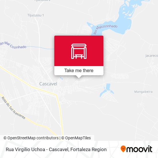 Rua Virgilio Uchoa - Cascavel map