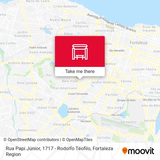 Rua Papi Júnior, 1717 - Rodolfo Téofilo map