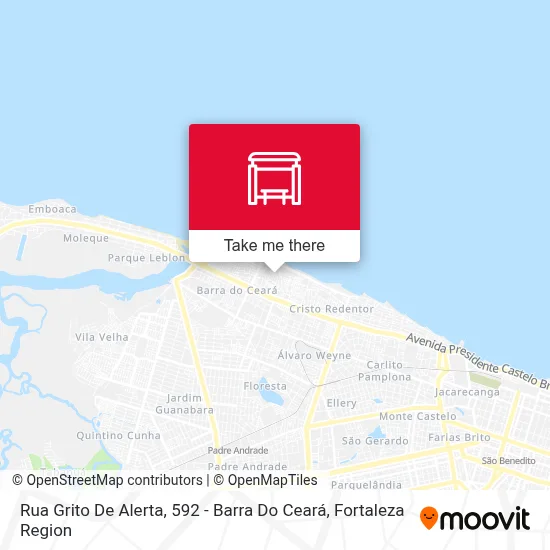 Rua Grito De Alerta, 592 - Barra Do Ceará map