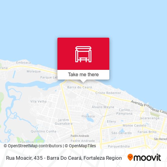 Rua Moacir, 435 - Barra Do Ceará map