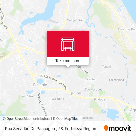 Rua Servidão De Passagem, 58 map