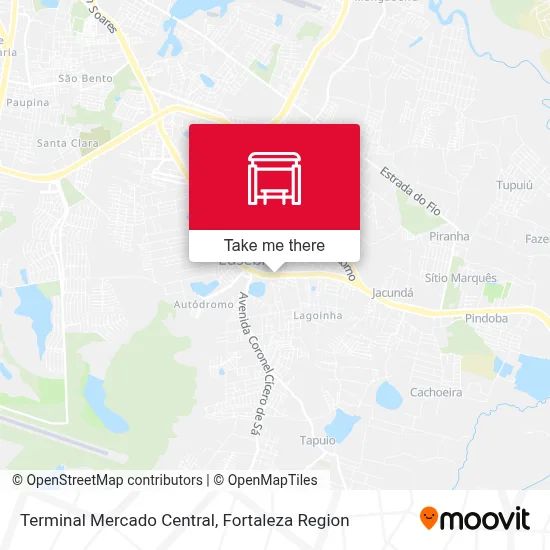 Terminal Mercado Central map
