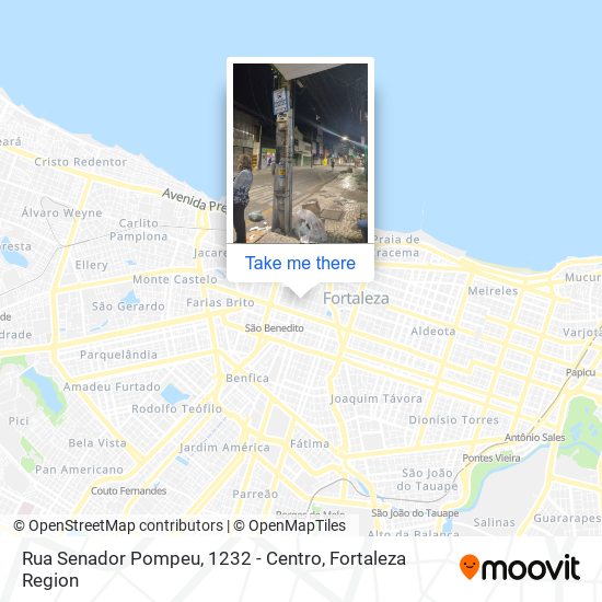 Rua Senador Pompeu, 1232 - Centro map