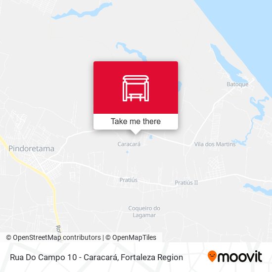 Rua Do Campo 10 - Caracará map