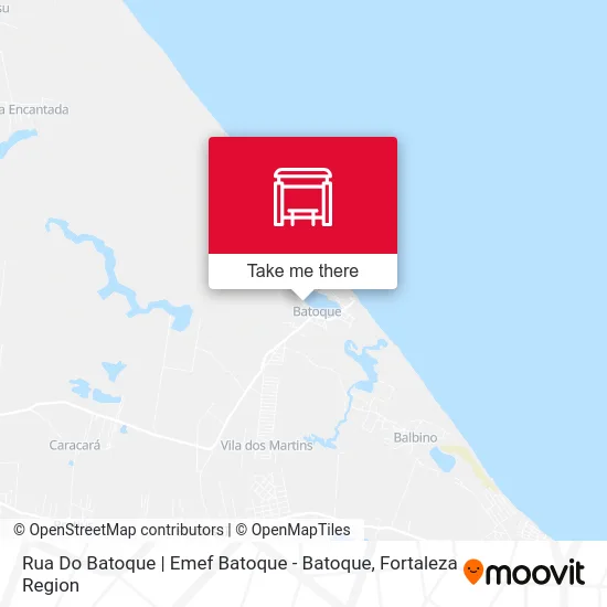 Rua Do Batoque | Emef Batoque - Batoque map