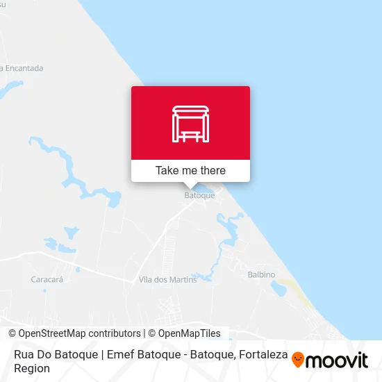 Rua Do Batoque | Emef Batoque - Batoque map