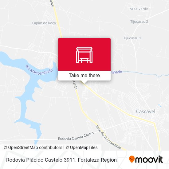 Rodovia Plácido Castelo 3911 map