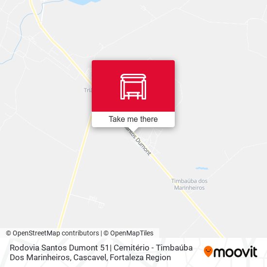 Rodovia Santos Dumont 51| Cemitério - Timbaúba Dos Marinheiros, Cascavel map