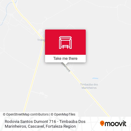Rodovia Santos Dumont 716 - Timbaúba Dos Marinheiros, Cascavel map