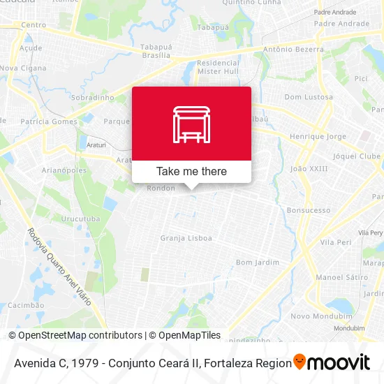 Avenida C, 1979 - Conjunto Ceará II map