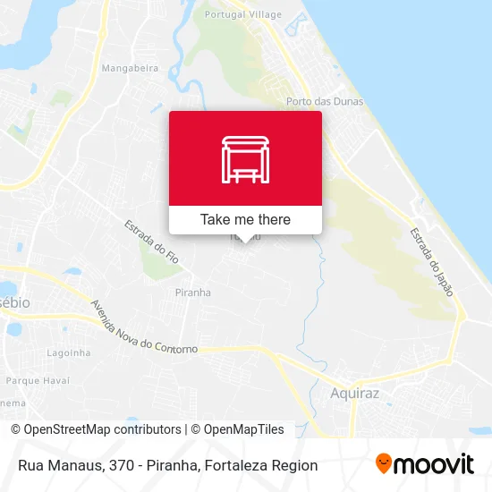 Rua Manaus, 370 - Piranha map