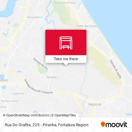 Rua Do Grafite, 225 - Piranha map