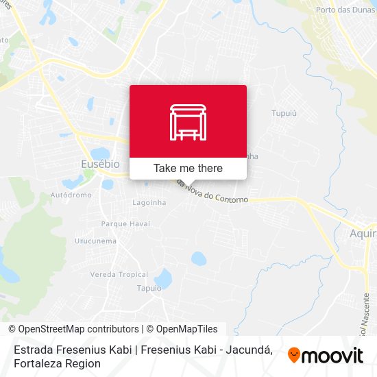 Estrada Fresenius Kabi | Fresenius Kabi - Jacundá map