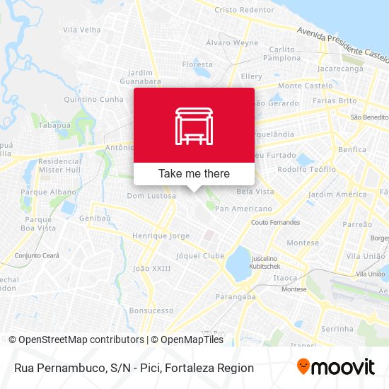 Rua Pernambuco, S/N - Pici map