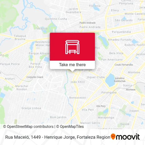 Rua Maceió, 1449 - Henrique Jorge map