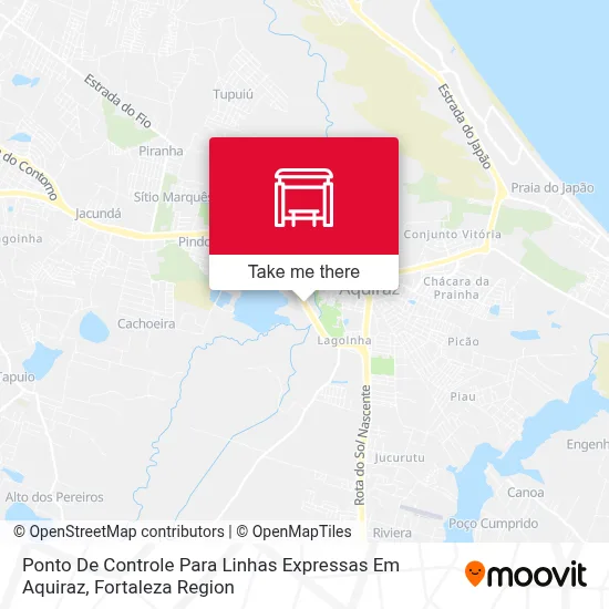 Ponto De Controle Para Linhas Expressas Em Aquiraz map