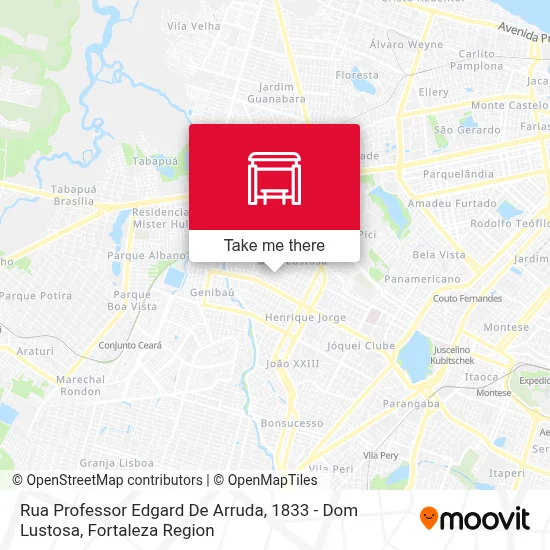 Rua Professor Edgard De Arruda, 1833 - Dom Lustosa map