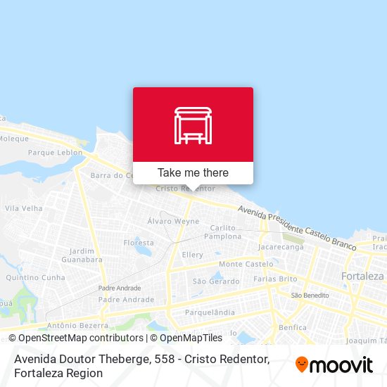 Avenida Doutor Theberge, 558 - Cristo Redentor map