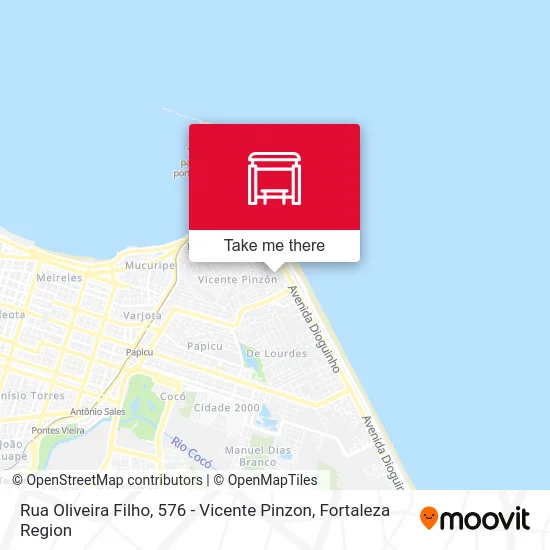 Rua Oliveira Filho, 576 - Vicente Pinzon map