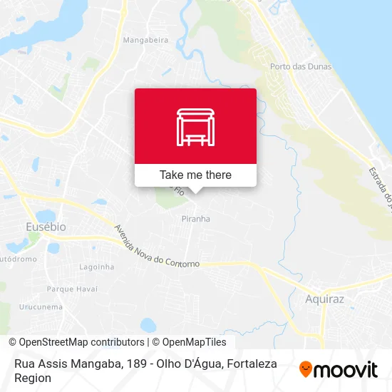 Rua Assis Mangaba, 189 - Olho D'Água map