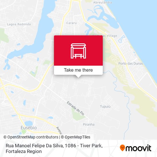 Rua Manoel Felipe Da Silva, 1086 - Tiver Park map