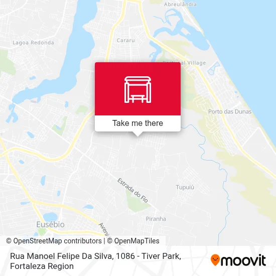 Rua Manoel Felipe Da Silva, 1086 - Tiver Park map