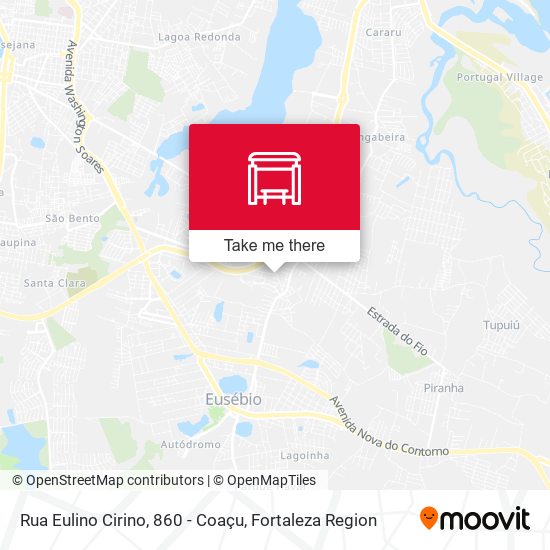 Rua Eulino Cirino, 860 - Coaçu map