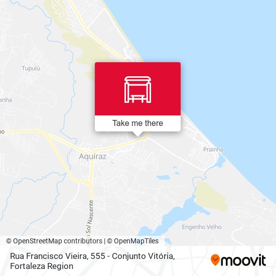 Rua Francisco Vieira, 555 - Conjunto Vitória map