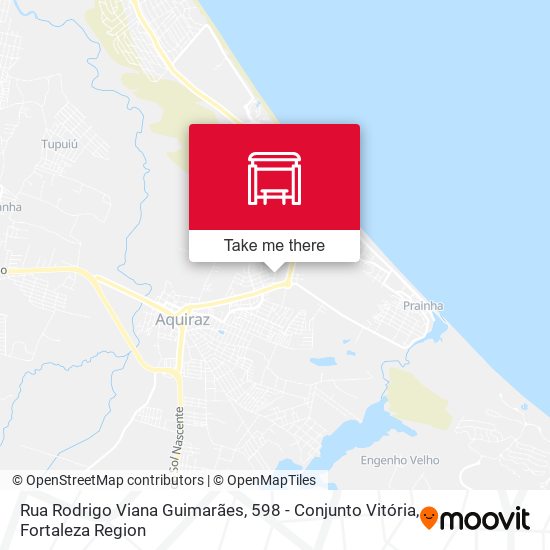 Rua Rodrigo Viana Guimarães, 598 - Conjunto Vitória map
