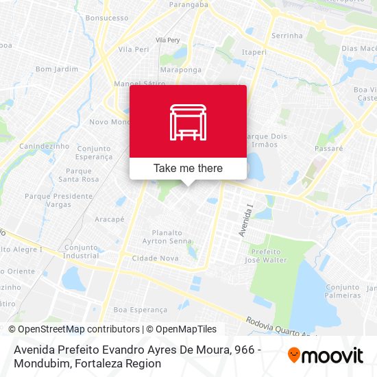 Avenida Prefeito Evandro Ayres De Moura, 966 - Mondubim map