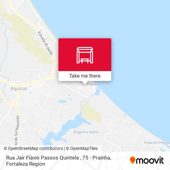 Rua Jair Flávio Passos Quintela , 75 - Prainha map