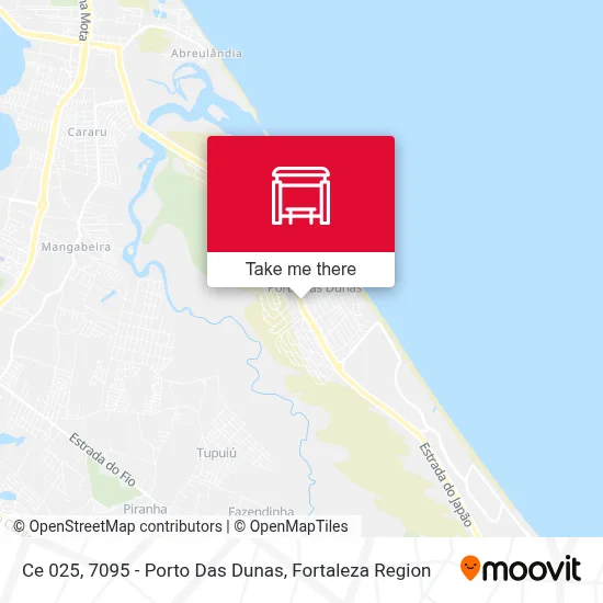 Ce 025, 7095 - Porto Das Dunas map