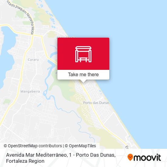 Avenida Mar Mediterrâneo, 1 - Porto Das Dunas map