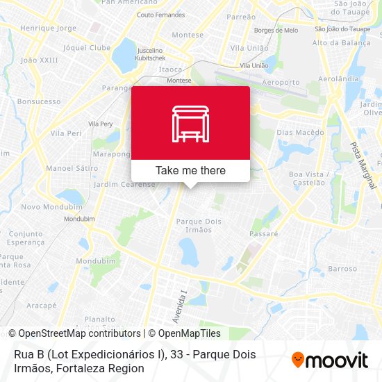 Rua B (Lot Expedicionários I), 33 - Parque Dois Irmãos map