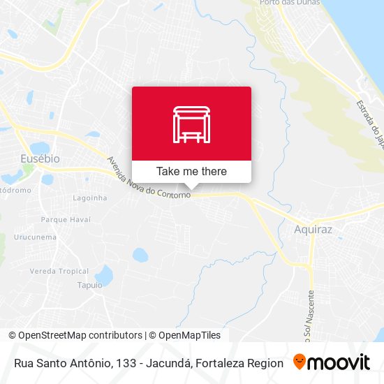 Rua Santo Antônio, 133 - Jacundá map