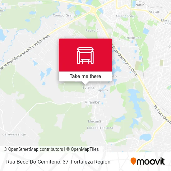 Rua Beco Do Cemitério, 37 map